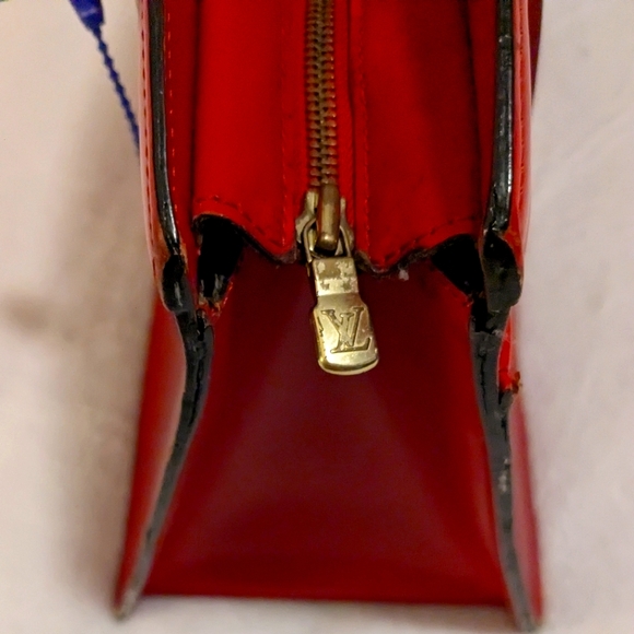 Authentic Louis Vuitton Red Epi Riviera Bag - Picture 8 of 15